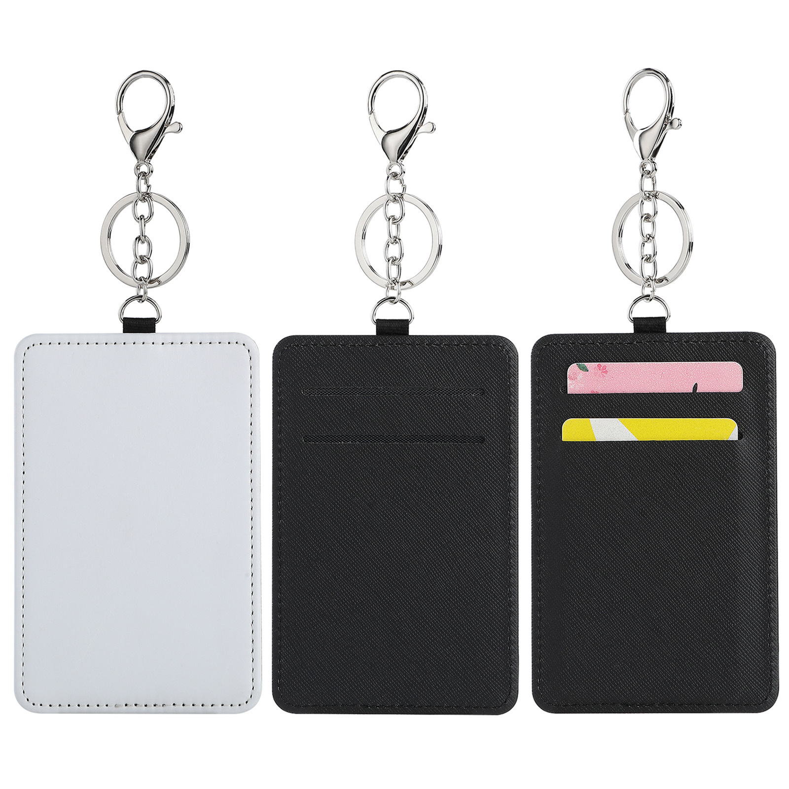 Picture of Thermal Transfer Sublimation Blank Traffic Card Holder Luggage Tag Work Card Holder Single-Sided Printed Card Holder Card Holder in Stock