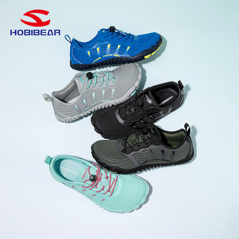 Hobibear Wide-Toe Shoes, Spring & Fall Men's Shoes, Barefoot Shoes, Zero Drop Low-Top Casual Shoes, Wide-Last Walking Shoes, Sports Shoes