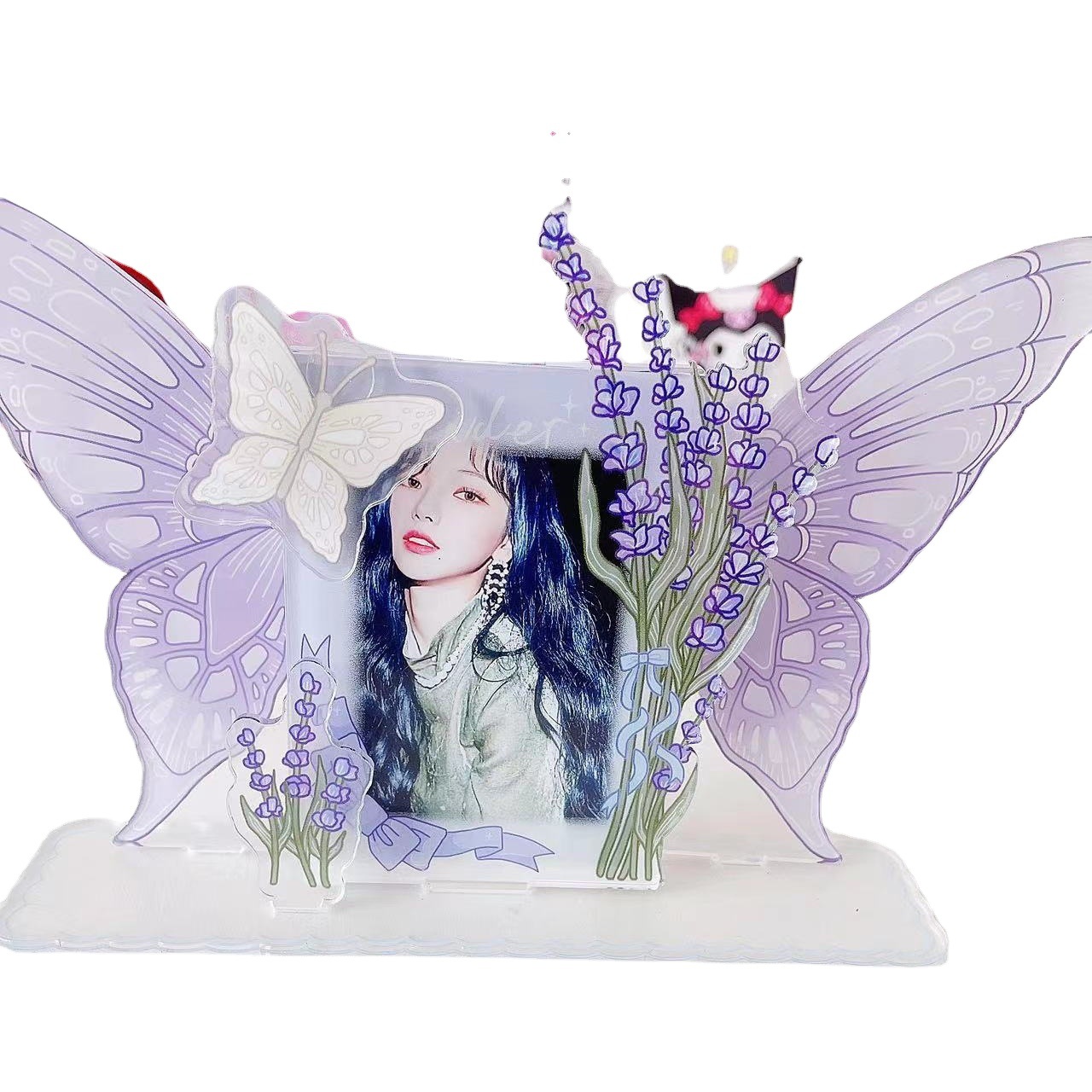 Original card card 3 inch small card Net red gift acrylic fairy animation photo display photo frame two-dimensional
