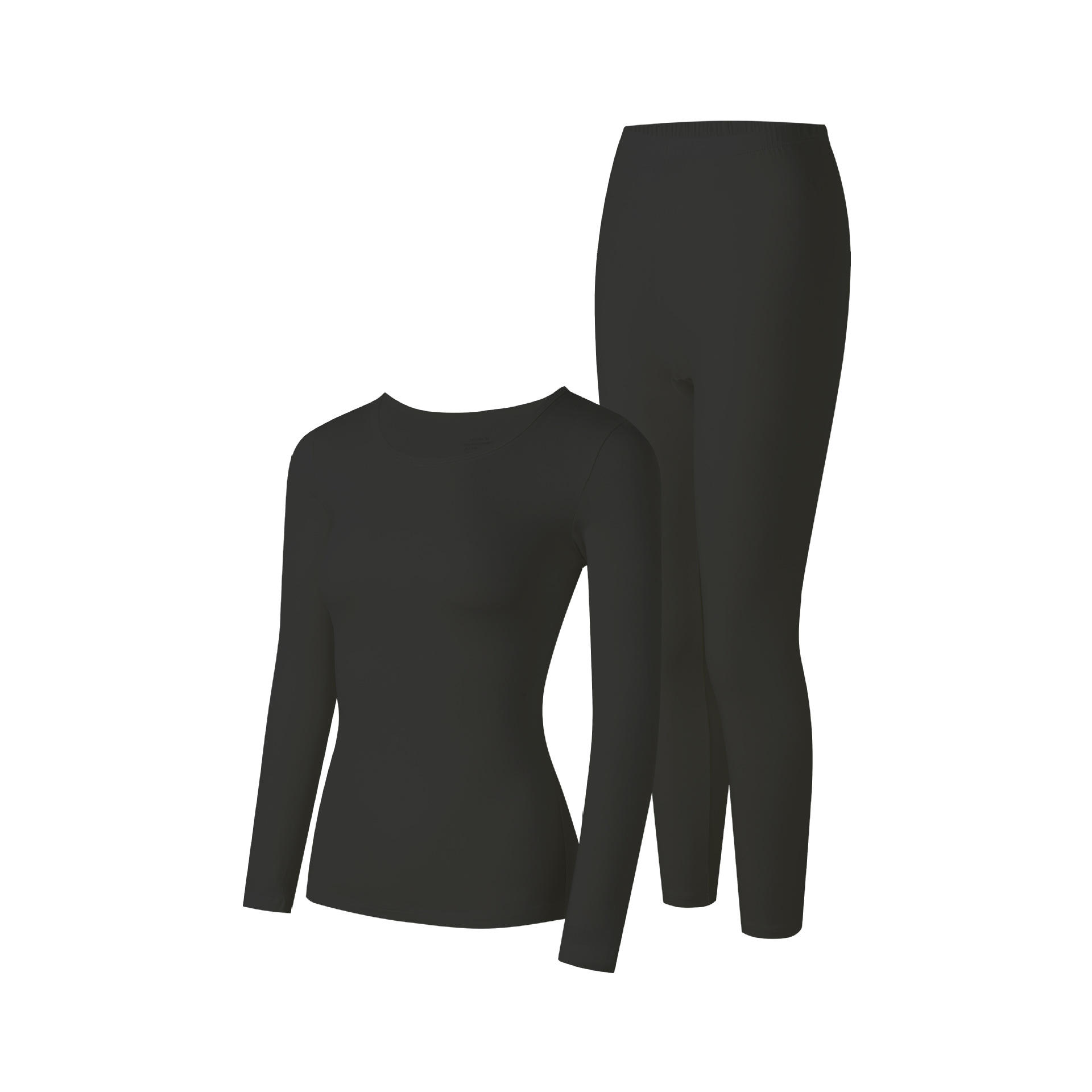 Picture of Pure Cotton Autumn Clothes and Pants for Couples, Thin Round Neck Elastic Men's and Women's Thermal Underwear Set, Women's Wholesale