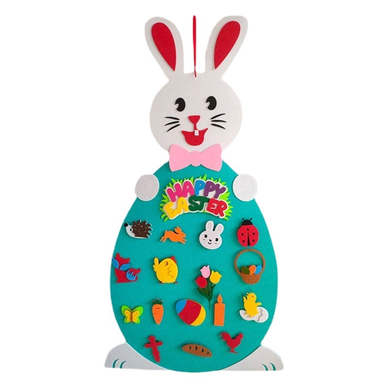 Amazon Felt Rabbit DIY Game Gift Tuzi Decoration Easter Bunny Educational Handmade Creative Craft