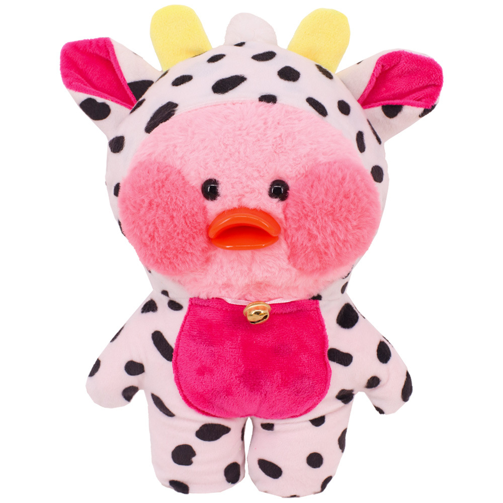 Picture of New Hyaluronic Acid Duck Doll Accessories Cute Animal Siamese Clothes Yellow Duck Plush Toy Birthday Gift
