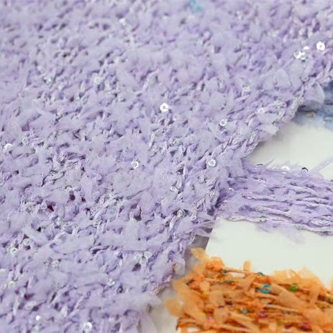 3.8 Butterfly Sequin Yarn, Internet Celebrity Yarn, Sequin Yarn, Butterfly Yarn with Gradient Dyeing, Butterfly Yarn with Gradient Dyeing