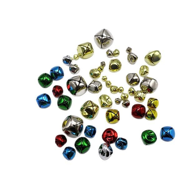 Picture of Bell 6mm-48mm manufacturers wholesale iron cross Bell vacuum plating Christmas tree Bell