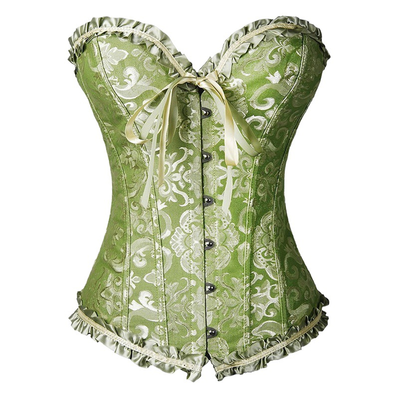 European and American Jacquard Body Shaping Tops Women's Corset Large Size Palace Corset Bone Corset Corset Corset Corset