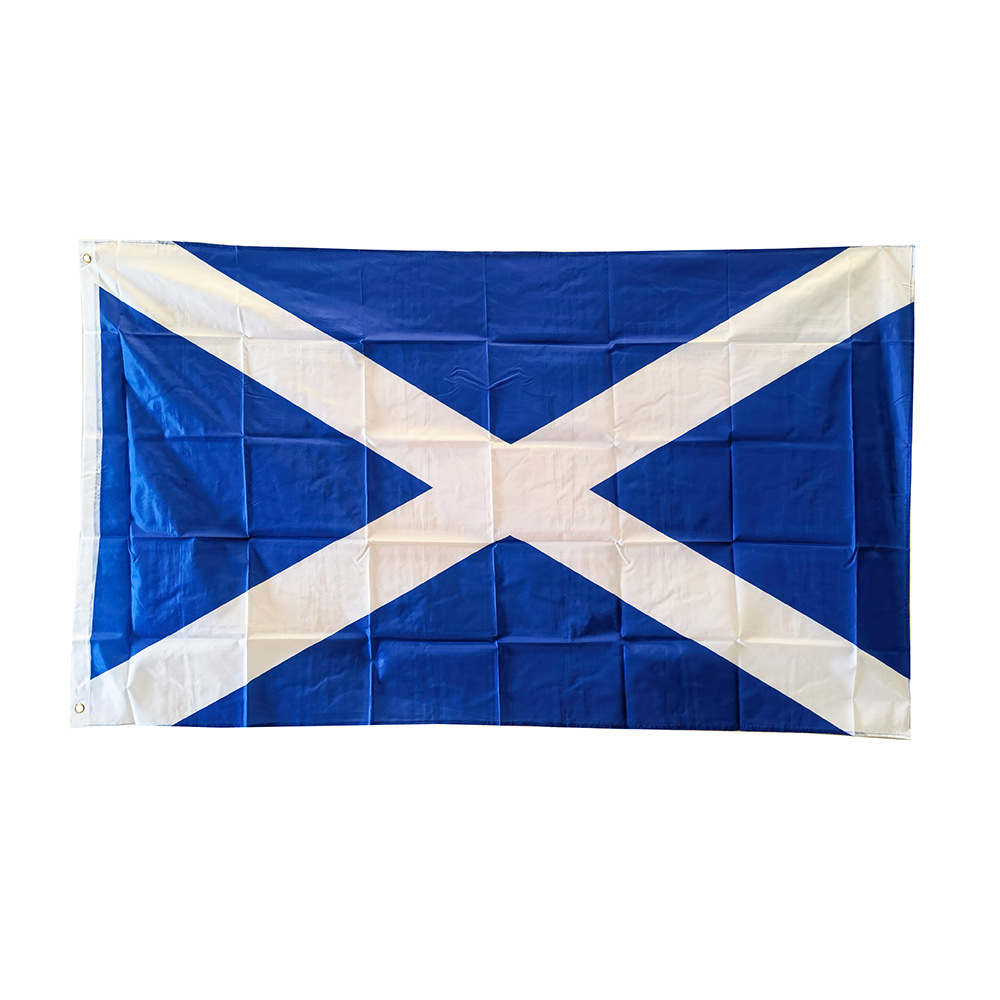 Cross-border spot 90 × 150cm Scottish flag 3 * 5ft Scottish flag polyester fabric event decoration