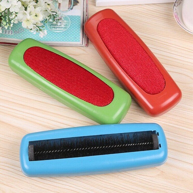 New home roller dual-use clothes dust collector large double-sided dry cleaning brush clothes static hair removal brush