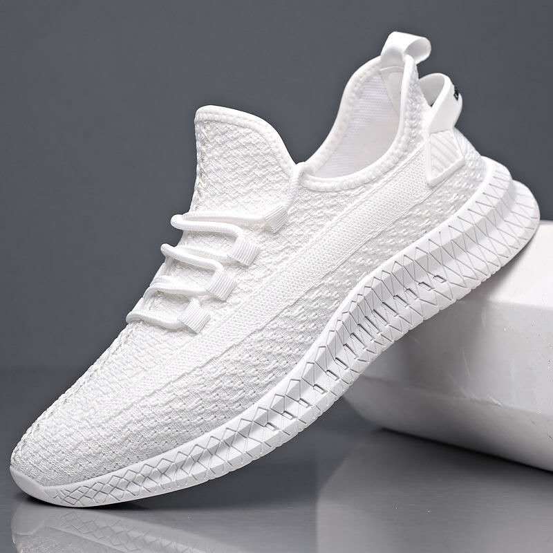 Picture of Cross-Border men's casual shoes men's fashionable all-matching sneaker men's shoes flying woven breathable mesh cloth shoes factory wholesale