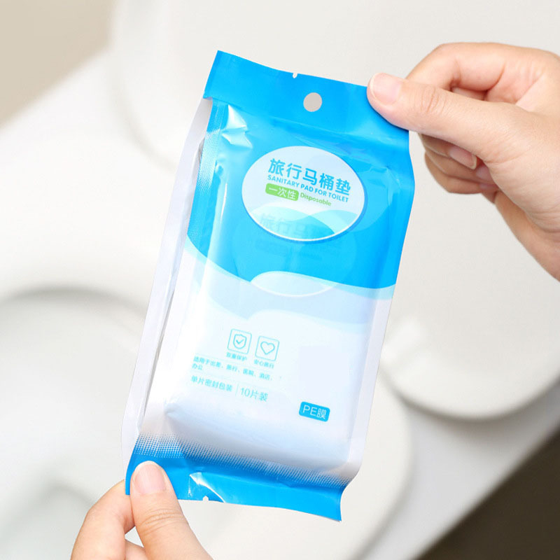 Disposable toilet cushion paper thickened travel travel maternal toilet seat portable seat