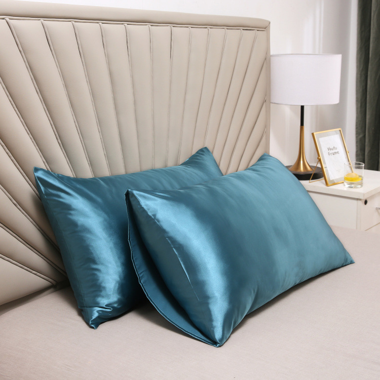 Picture of Factory Batch Cross-border AliExpress Silk Satin Ice Silk Satin pillowcase Single Imitation Silk pillowcase