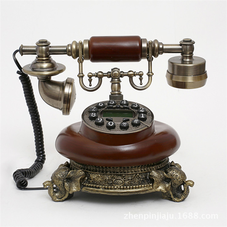 Zhizhen retro telephone home landline American telephone new creative fixed antique telephone European gift