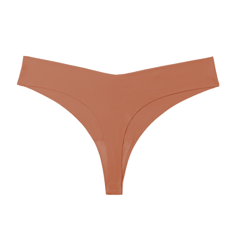 Picture of European and American Cross-border Pregnant Women's plus size Traceless Women's Underwear Class A Ice Silk Breathable Sports Low Waist Naked Briefs for Women