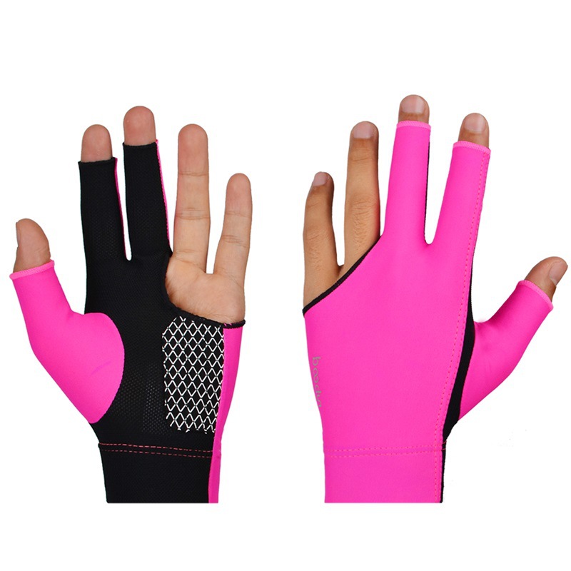 Picture of Bolton New 1076 Billiard Gloves Silicone Non-slip Billiard Gloves Finger Breathable Three-finger Gloves Stretch Lycra