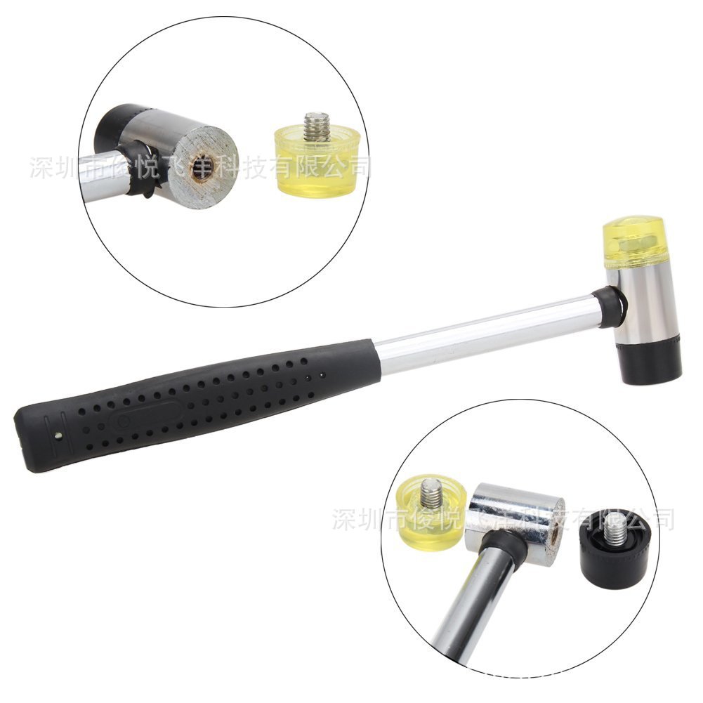 Installation hammer rubber hammer steel pipe handle home decoration hammer nylon hammer wire hammer hammer tile floor glass installation hammer