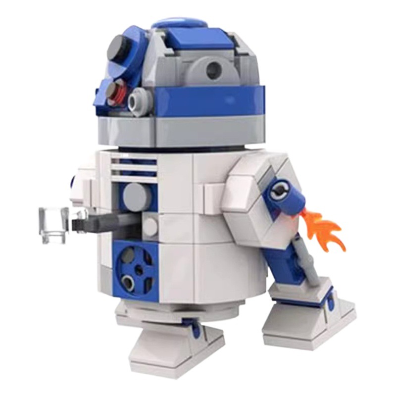 MOC domestic building blocks puzzle assembling 48008 robot R2-D2 assembling building blocks suit Star Wars series