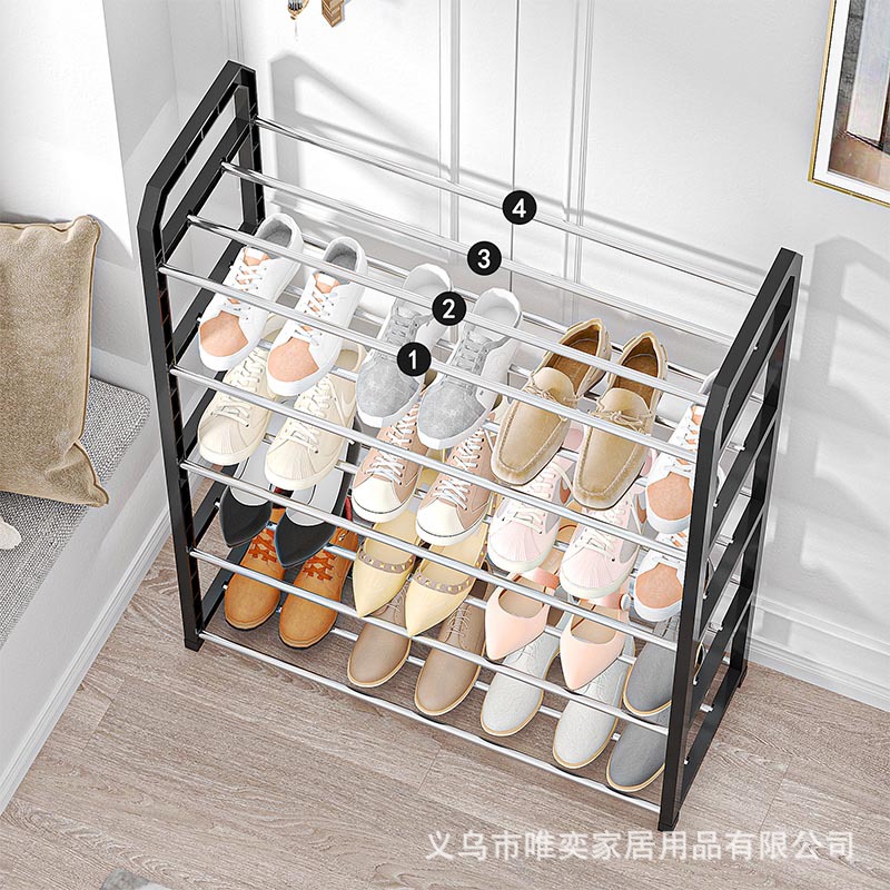 Picture of Multi-layer Assembly Simple Shoe Rack Household Doorway Dust-proof Storage Shoe Cabinet Dormitory Economical Shoe Rack Storage Rack