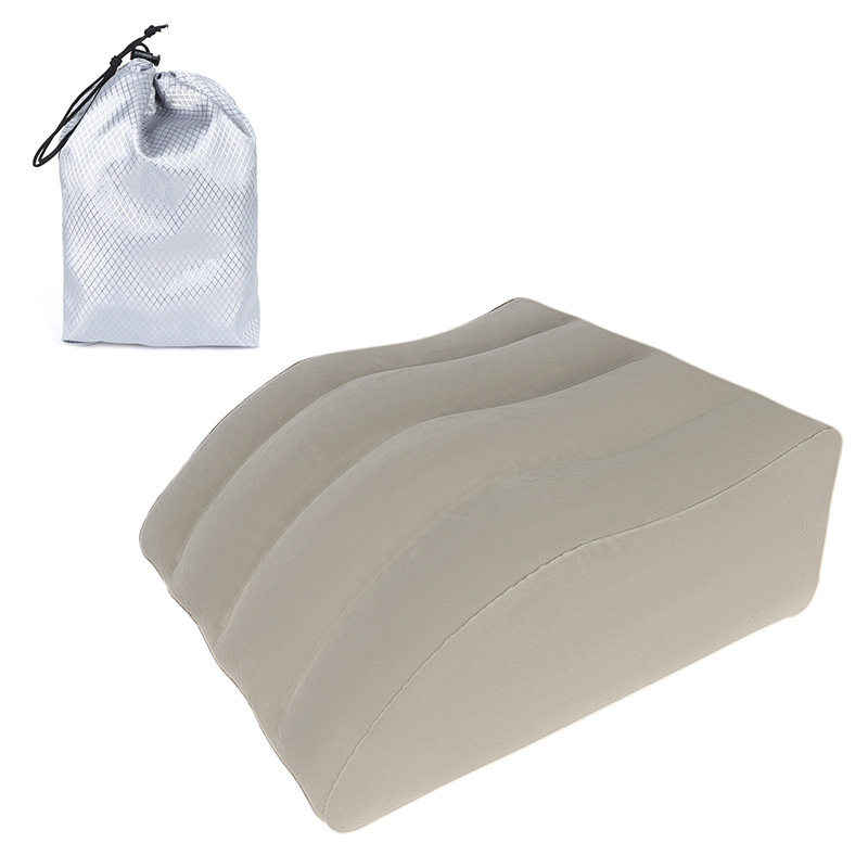 Picture of Inflatable Leg Pillow Raising Foot Pillow Bed Artifact Decompression Pillow Knee Relaxation Fatigue Relief Trapezoidal Leg Cushion in stock
