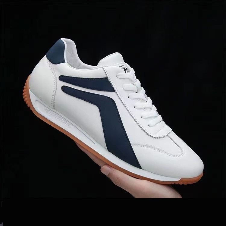 25 New Men's Leather Waterproof Casual Sports Shoes Trendy and Easiest for Match Forrest Gump Shoes Non-Slip Wear-Resistant White Shoes Men's Shoes