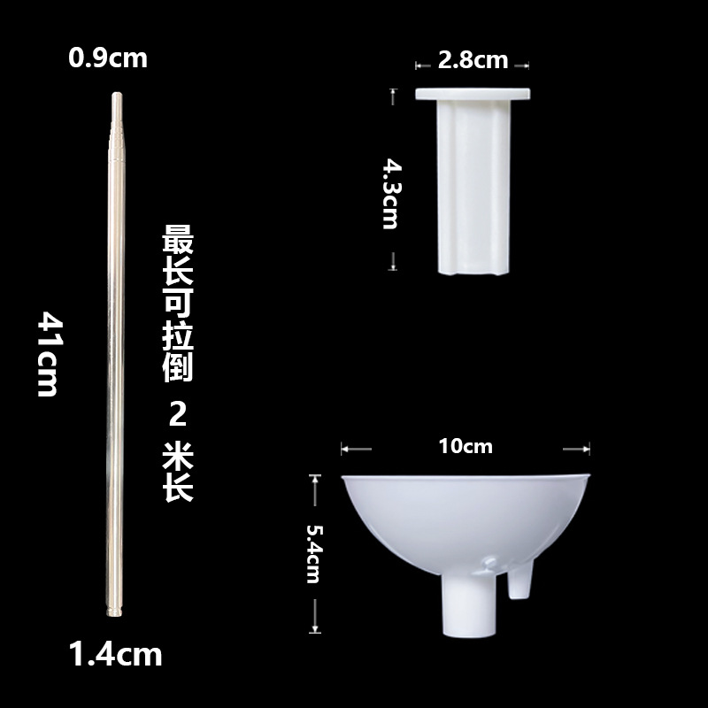 Picture of Retractable balloon column road guide balloon bracket honeycomb ball column set opening festival wedding scene layout