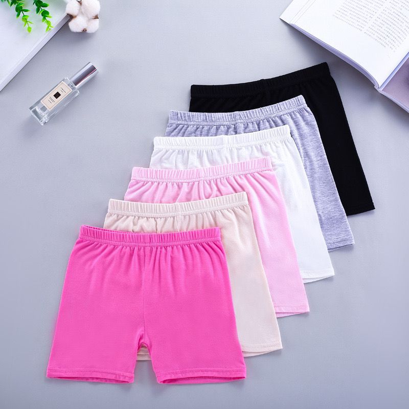 Picture of Girls' Safety Pants Anti-running Light Summer Thin Children's Modal Insurance Pants Cotton Triple Pants Girls' Boxer Shorts