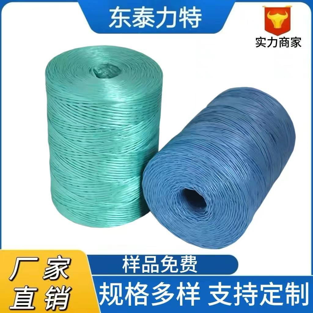Manufacturer Customized High-Strength Wear-Resistant Colorful Pp Tomato Hanging Rope Vegetable Greenhouse Laminated Rope Plastic Straw Rope
