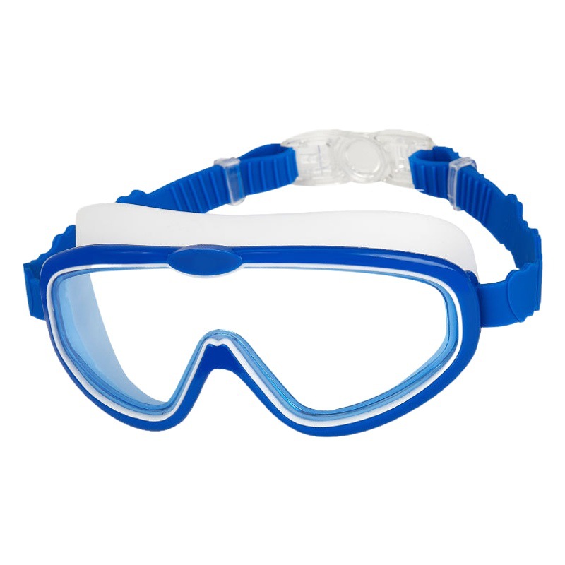 Cross-border Explosions Swimming Goggles Youth Large Frame Children's Swimming Glasses Waterproof Anti-fog HD Swimming Goggles Children's Swimming Goggles