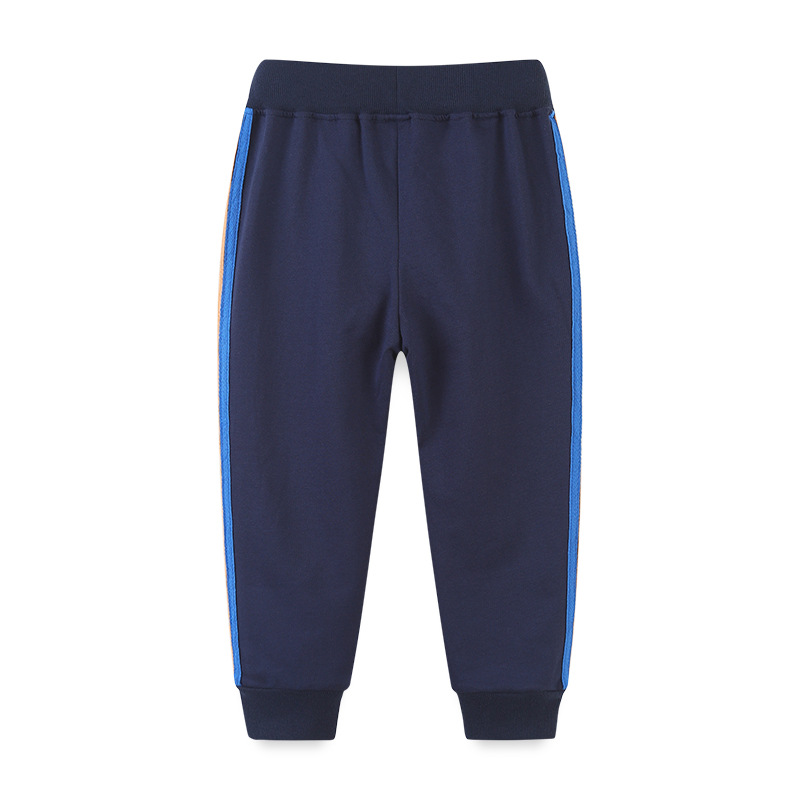 Picture of European and American style children's clothing pants wholesale spring and autumn new children's fashion sports pants boys terry sweater pants