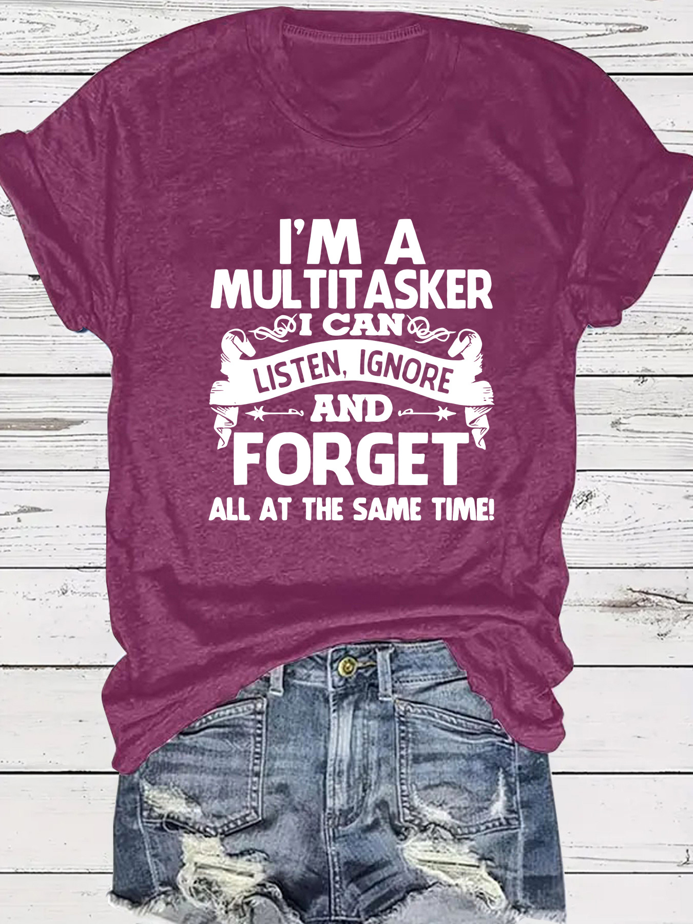 Amazon European and American summer women's slogan inspirational pattern round neck short sleeve casual fashion foreign trade explosion T-shirt