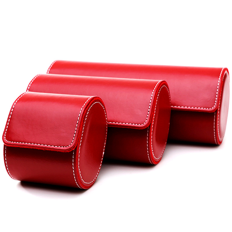 Picture of 2025 New Cross-Border Portable 1 Position 2 Positions 3 Positions Watch Box Pu Leather Watch Storage Box Packaging Box Wholesale