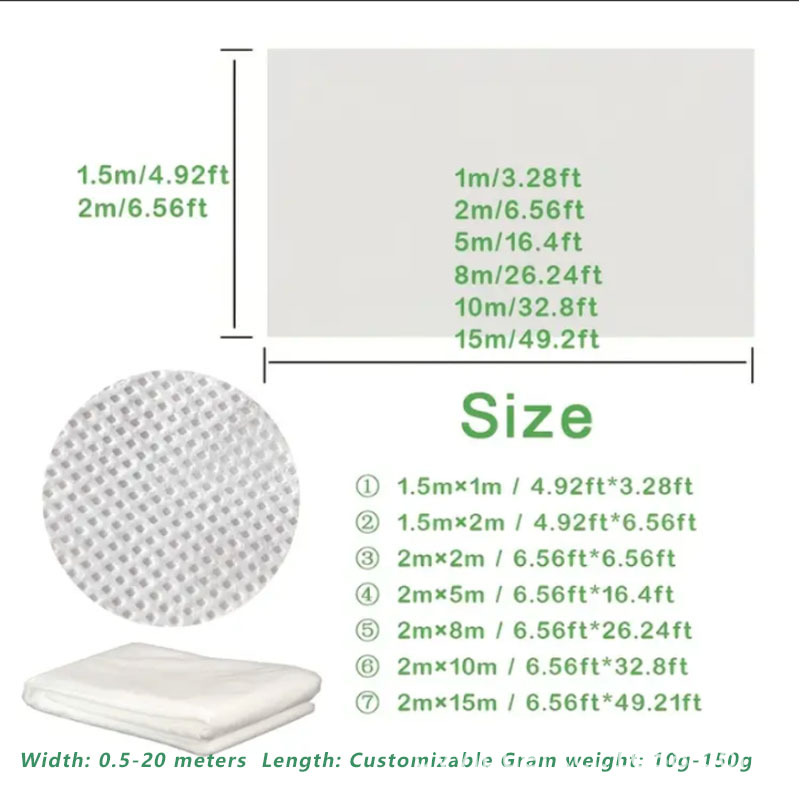 Picture of Cold-proof covers include agricultural fabric, extra-wide splicing, fruit, vegetable, rice seedling cultivation fabric, breathable cold-resistant fabric, PP non-woven fabric