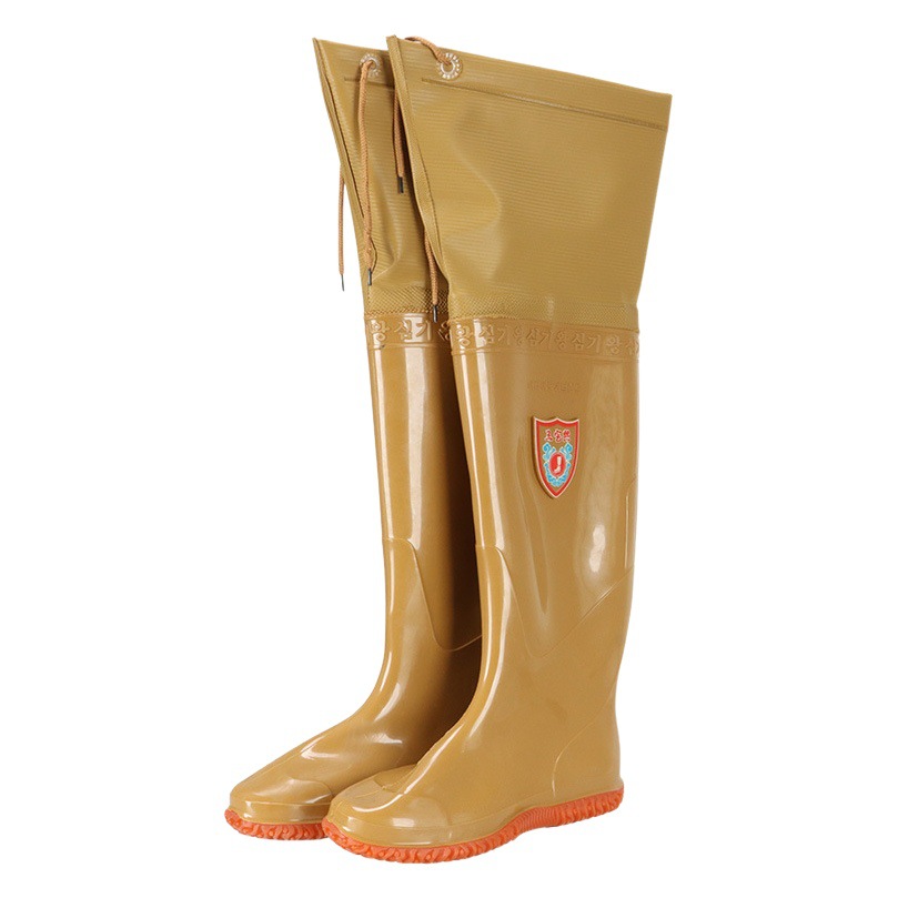 Men's and women's knee-high transplanting boots extended water shoes farmland planting shoes soft bottom Paddy socks fishing fishing shoes transplanting shoes