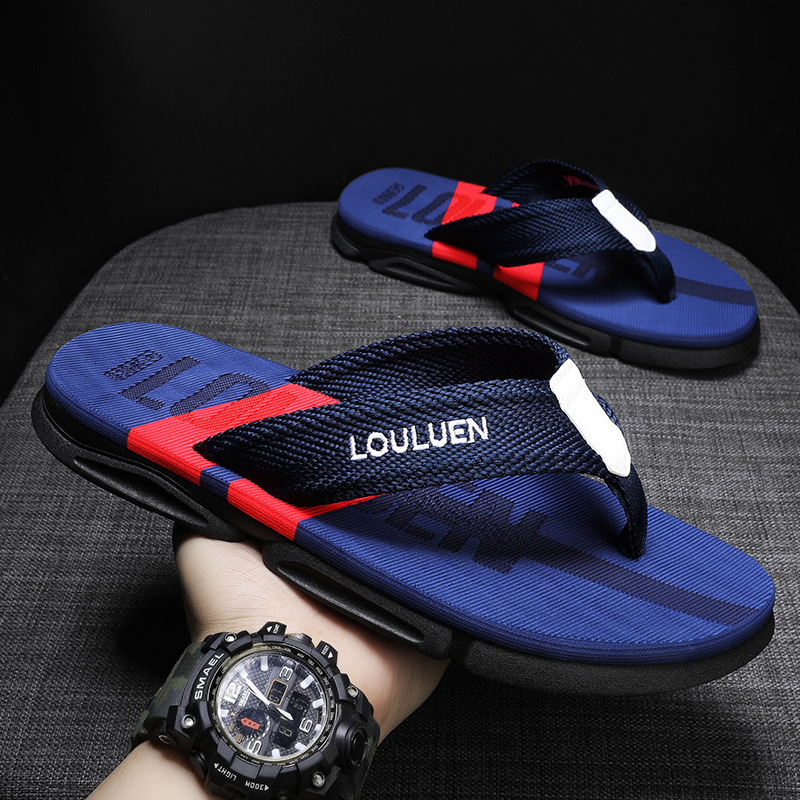 Picture of 2025 summer men's flip-flops men's high-end anti-slip slippers men's rubber casual sandals for foreign trade