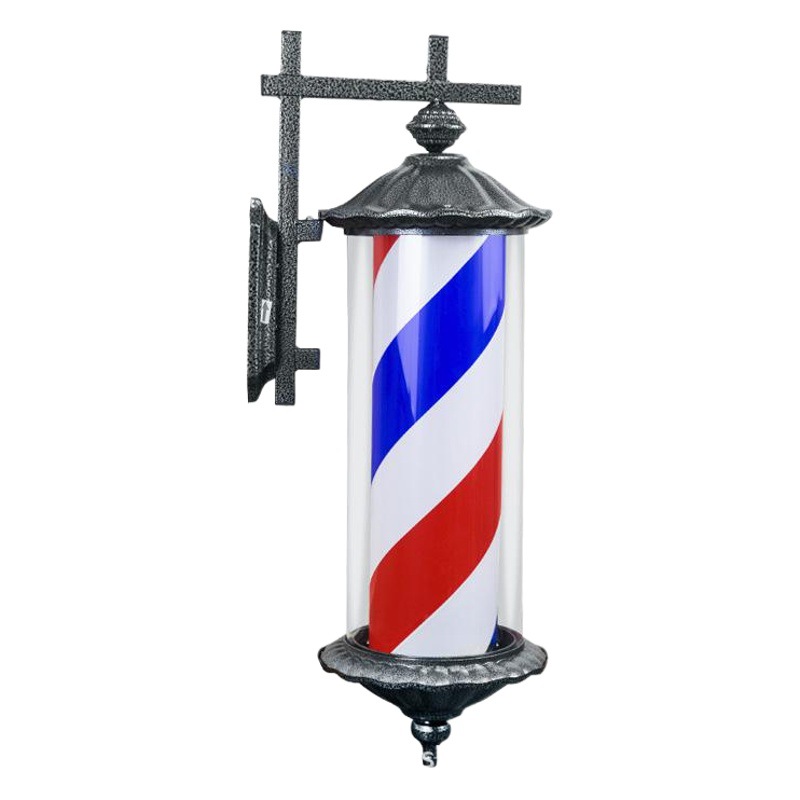 Hair turning light hair salon logo light box vintage LED Roman outdoor light barber shop wall-mounted waterproof durable led