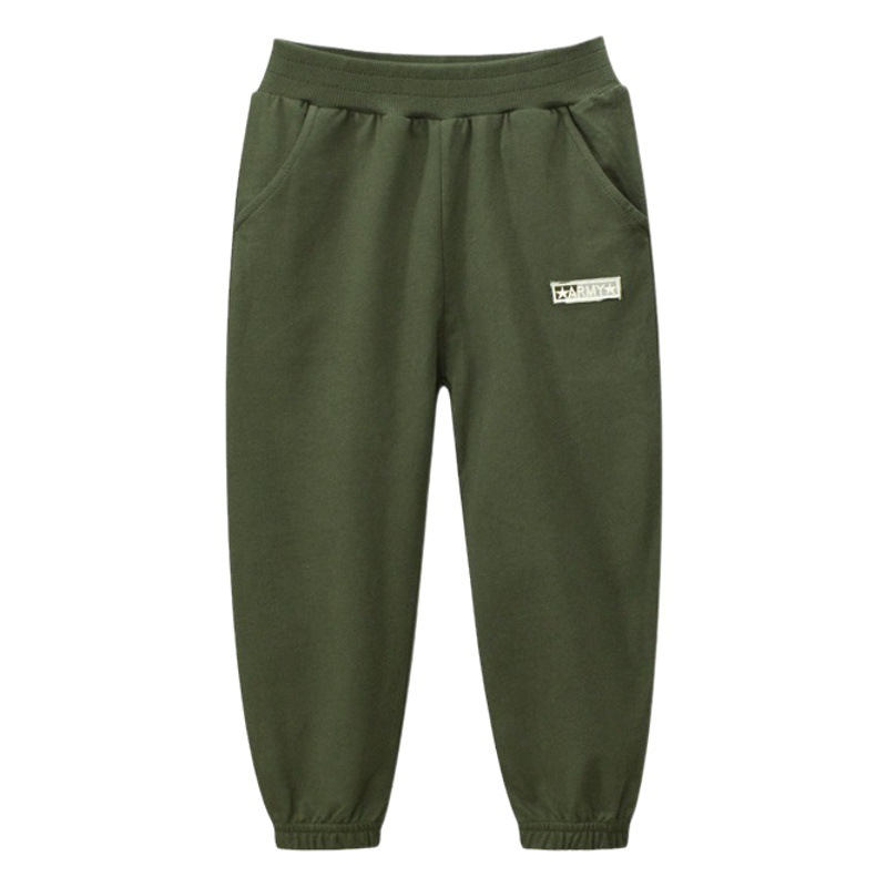 27Kids Cross-Border Kidsren's Clothing Autum New Product 2024 Kidsren's Sports Long Pants Baby Boy Autum Pants Thin One Piece Drop Shipping
