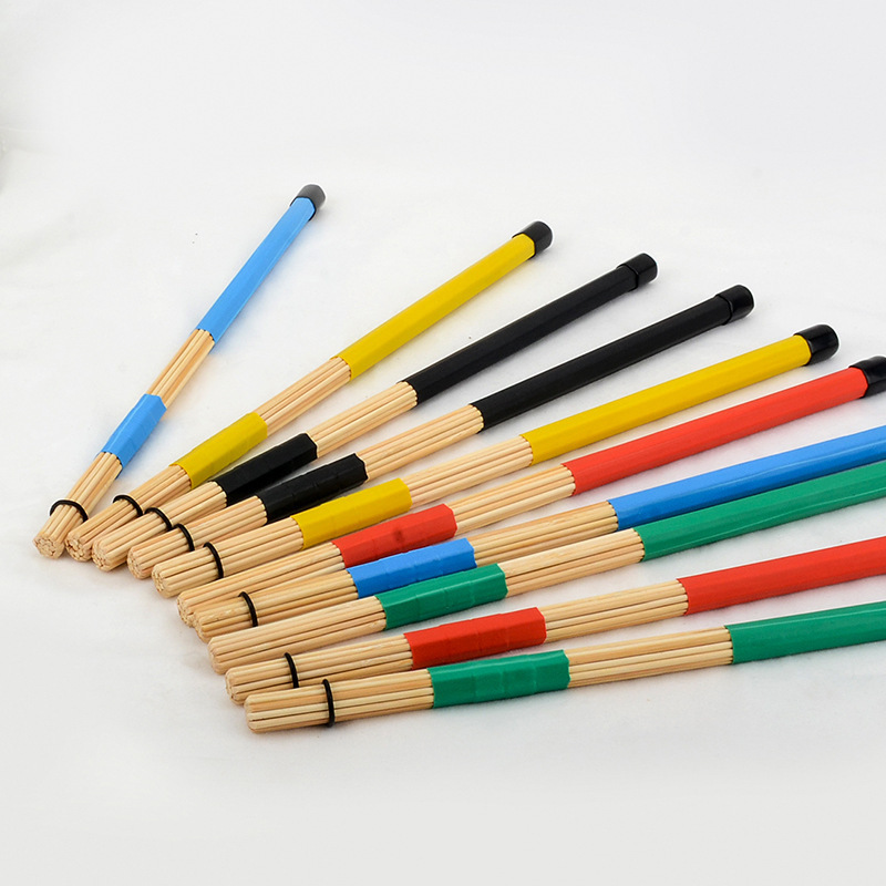 Drum Stick Bundle Bamboo Pair Drum Jazz Drum Drum Brush Percussion Accessories