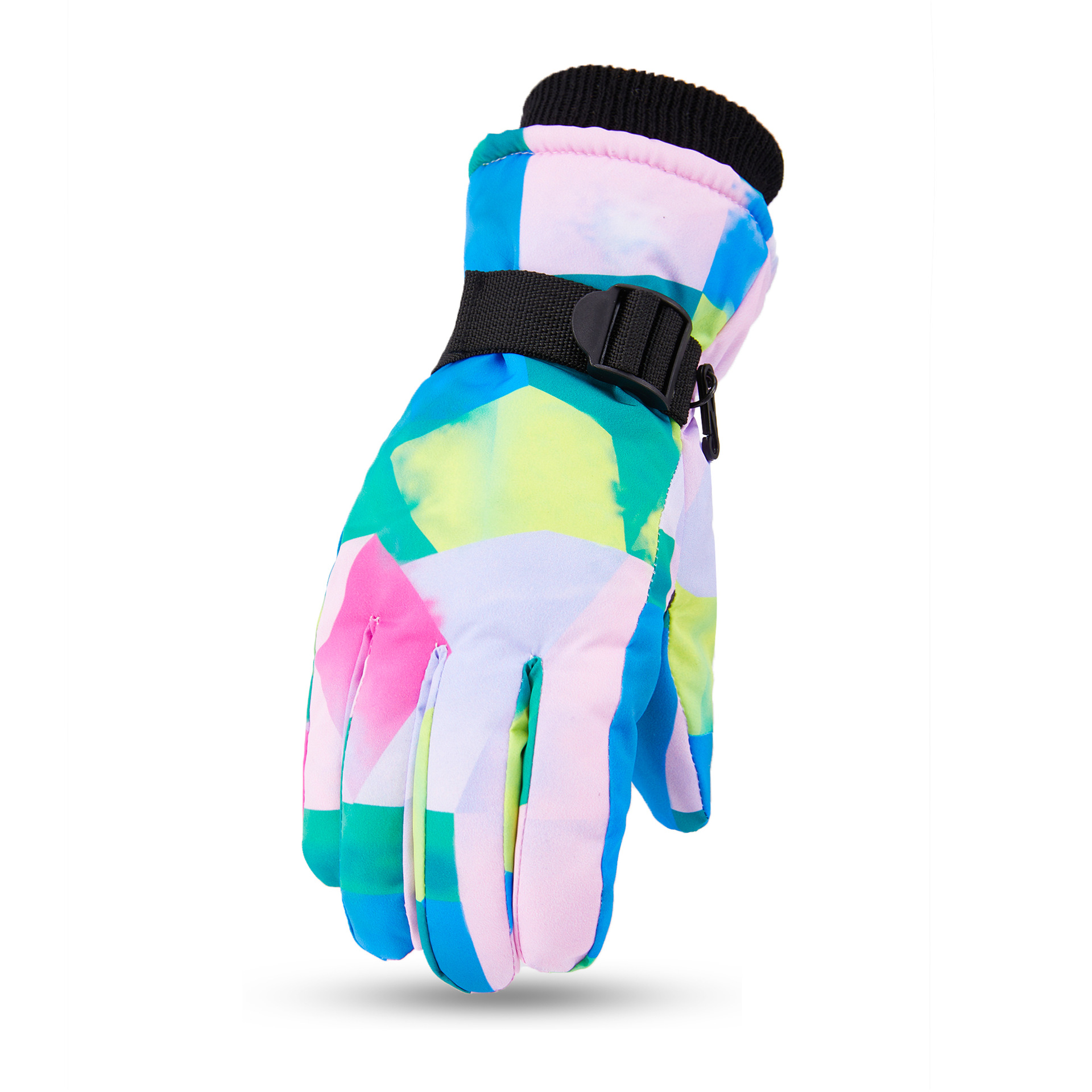 Picture of Ski gloves winter outdoor sports wholesale color children's gloves 9-15 years old warm gloves factory spot