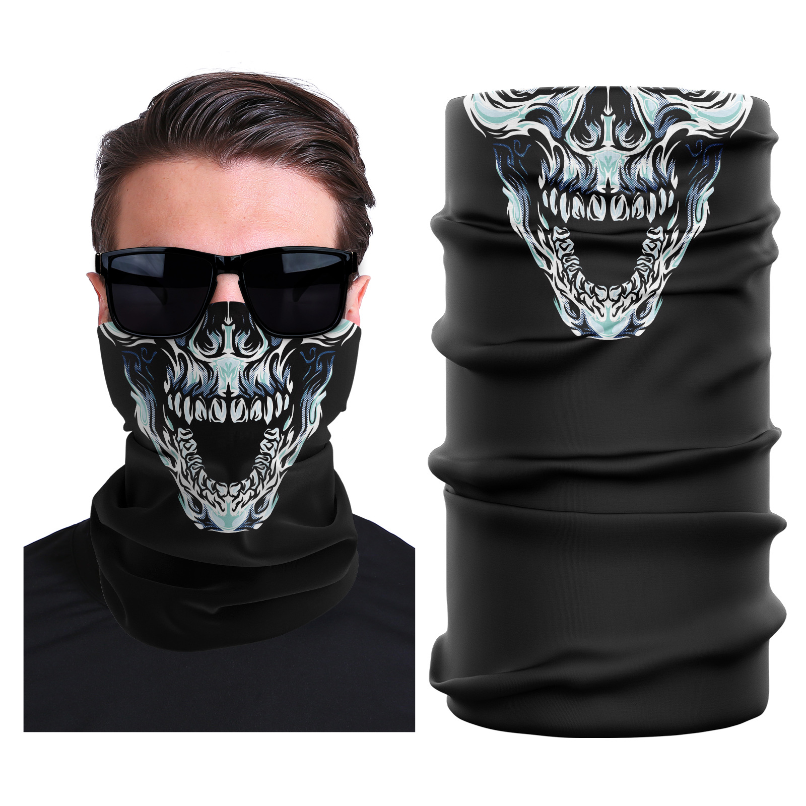 Picture of Xunhui magic scarf outdoor scarf mountaineering riding scarf high elastic seamless Ice Silk face towel cross-border bandana