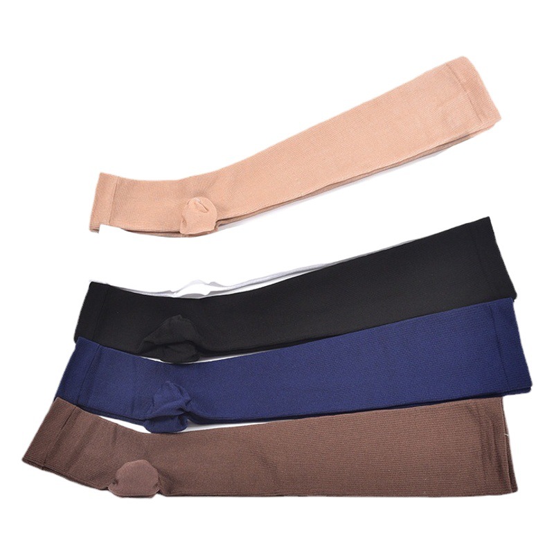 Socks Men's Spring New Solid Color Mid-length Socks Jacquard Breathable Sports Socks Casual Nylon Socks Outdoor Pressure Men's Socks