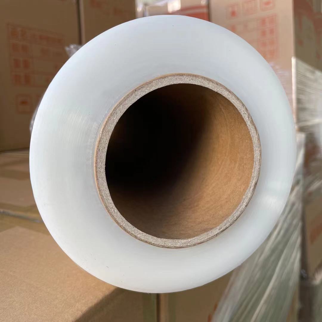 Picture of Machine wrapping film 50 wide roll tensile puncture resistant PE stretch transparent industrial packaging protection film wholesale