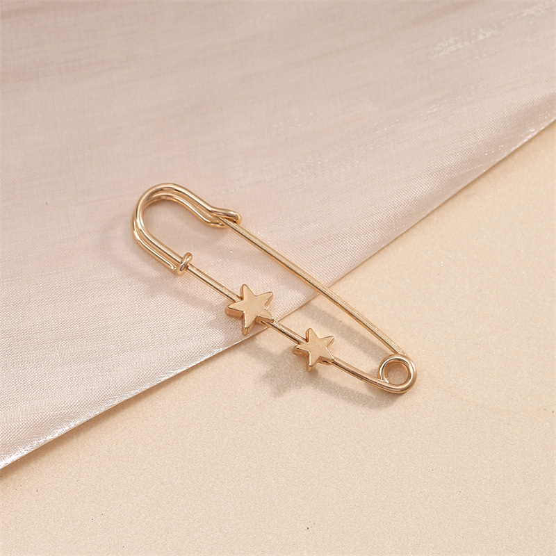 Picture of Tight Waist Pin Skirt Trouser Waist Change Small Adjustable Buckle Trouser Leg Change Short Fixed Artifact Clothes Anti-Light Brooch Accessories