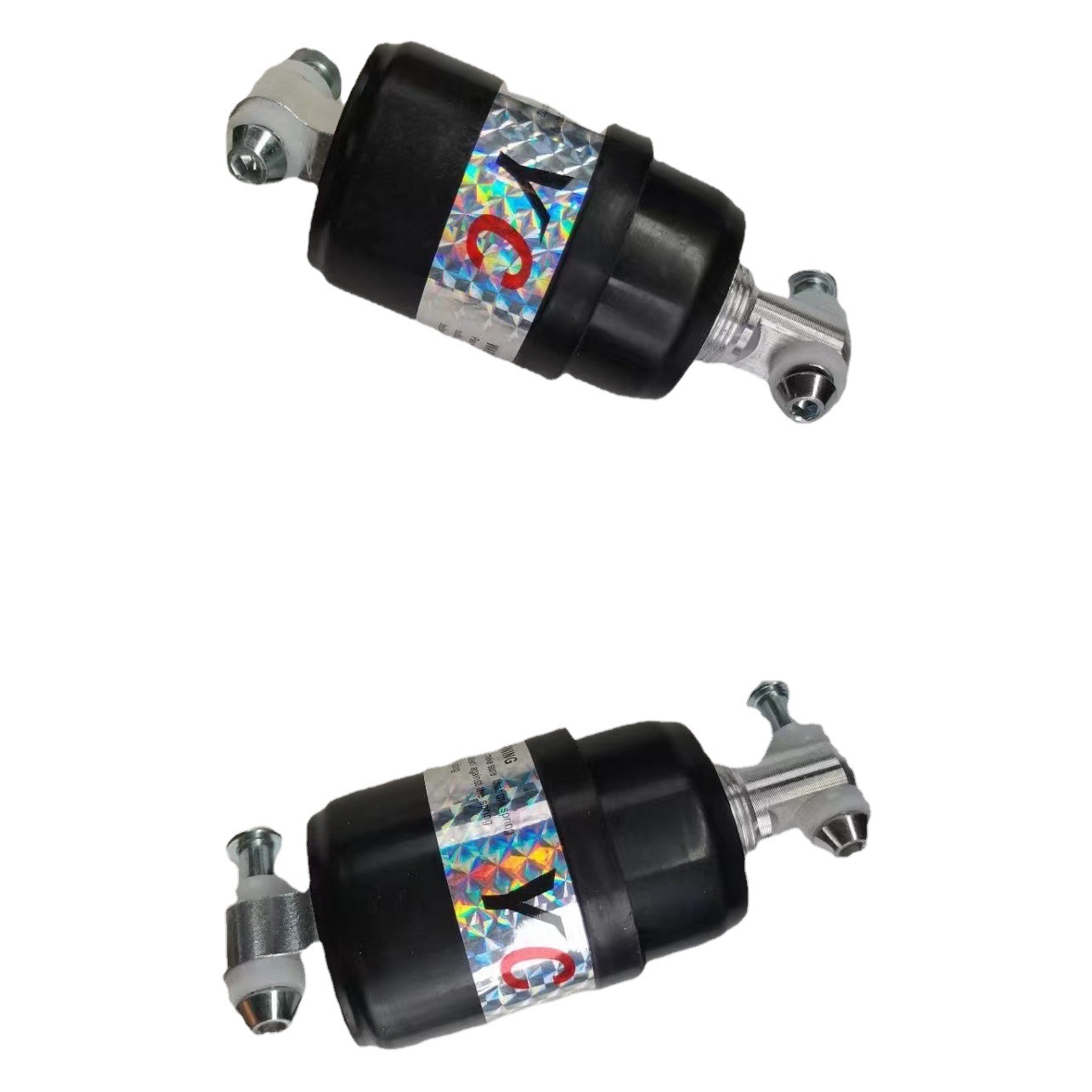 Mountain bike rear shock absorber folding electric car rear shock absorber shock absorber bicycle plastic coated dust spring shock absorber