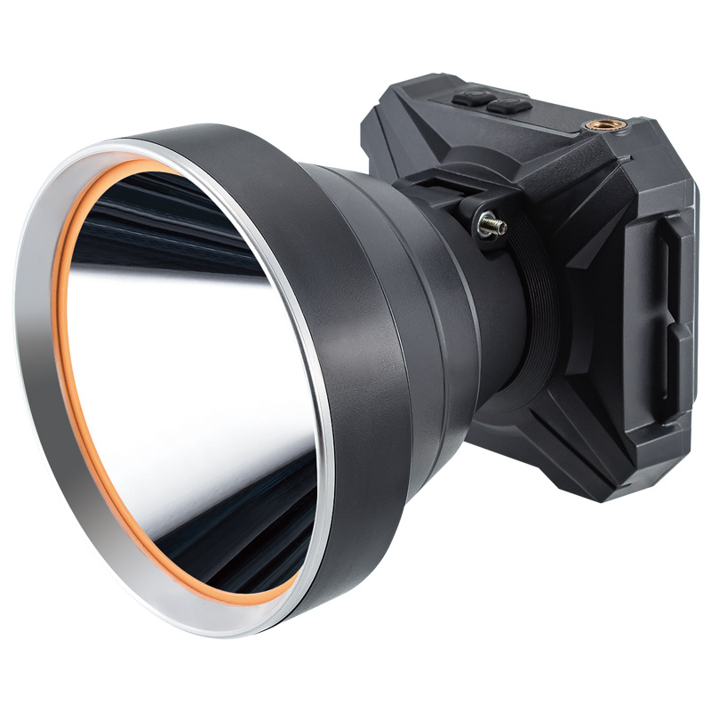 Long-shot rechargeable waterproof super bright head-mounted night fishing lamp miner's lamp long endurance flashlight