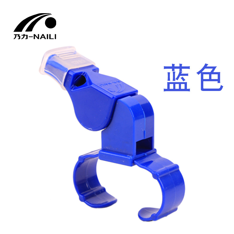 Picture of Ring whistle referee whistle football referee whistle nuclear-free whistle set finger whistle belt tooth guard rescue whistle
