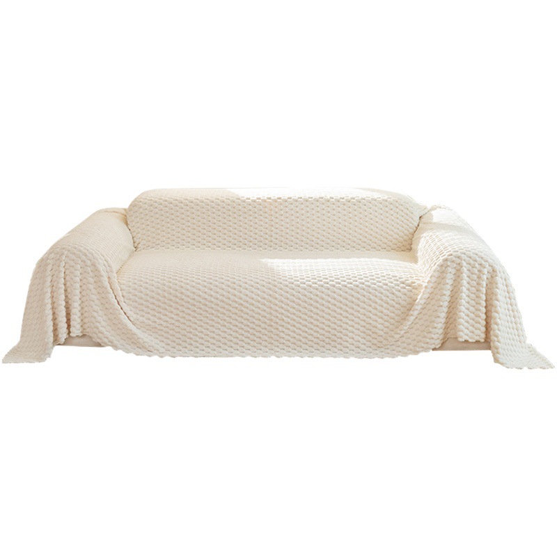 New Plush Sofa Towel Thickeneded Warm Anti-Cat Scratch Cloth Sofa Cover New 2024 Universal All-Inclusive Cover Blanket