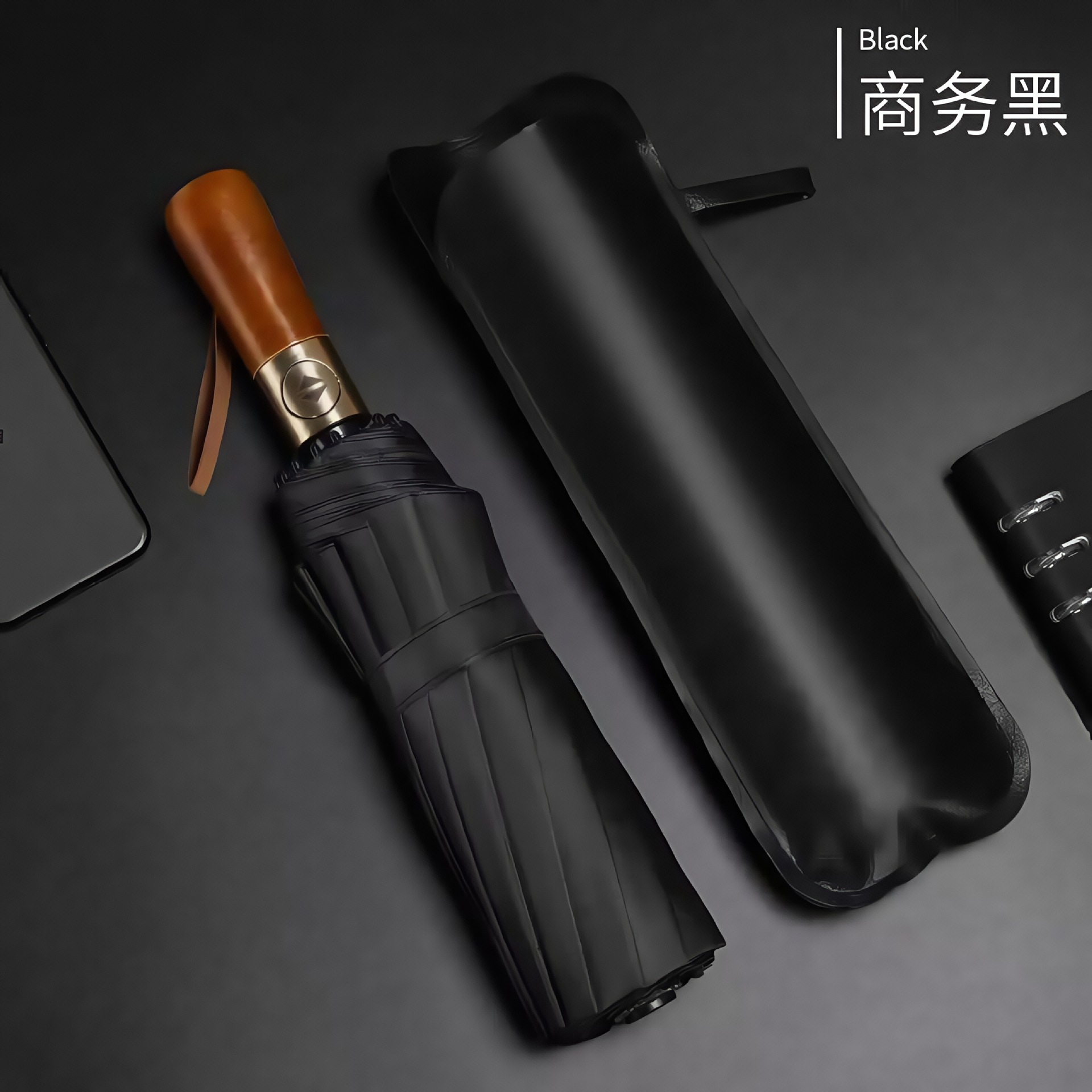 Picture of UV Umbrella Custom Wholesale UV Protection Thickened Sun Protection Sunshade Umbrella Sun Umbrella Folding Sunny and Rainy Umbrella for Men and Women