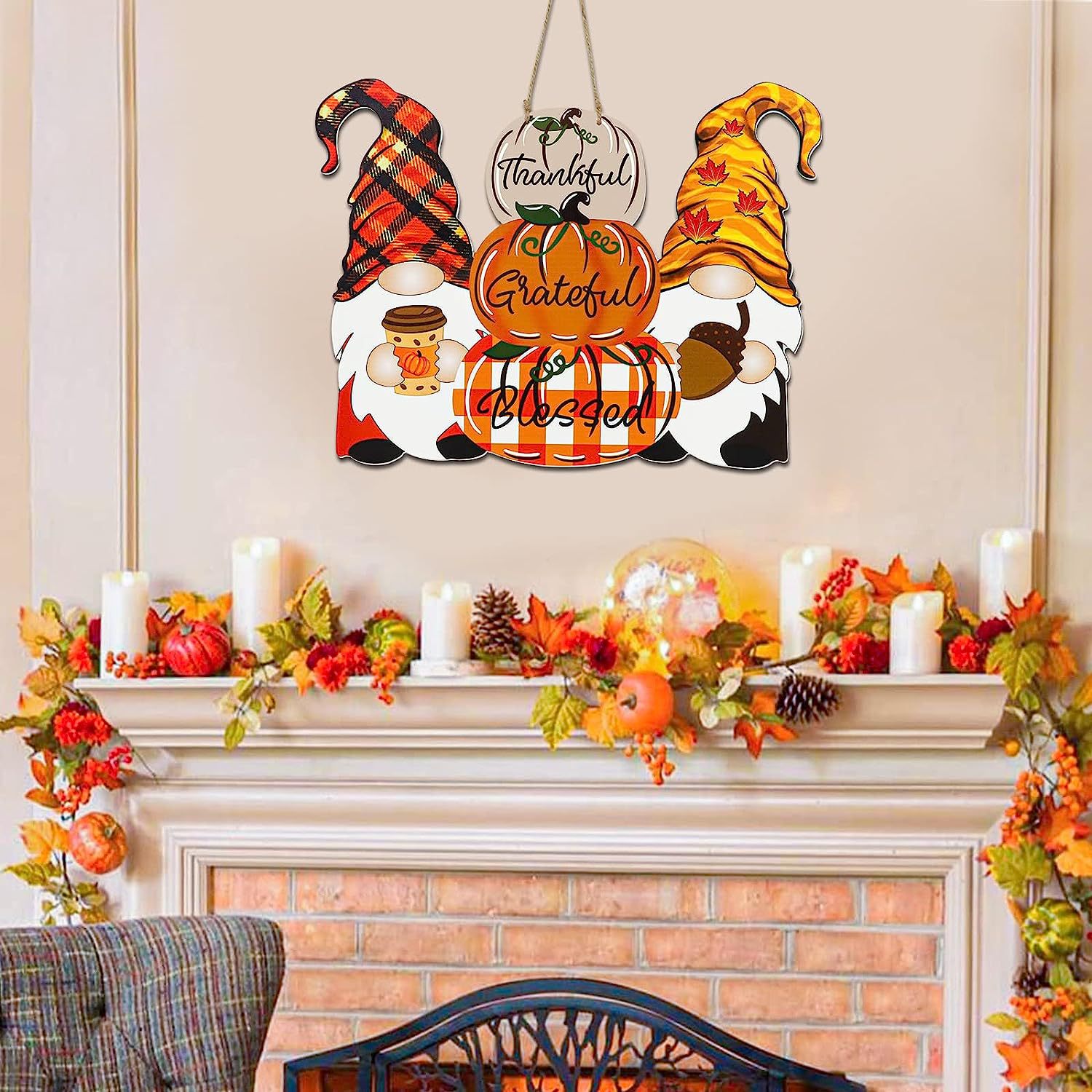 Spot Autumn Thanksgiving Decorations/Christmas Decorations Suitable for Home Indoor Outdoor Thanksgiving Pumpkin Autumn