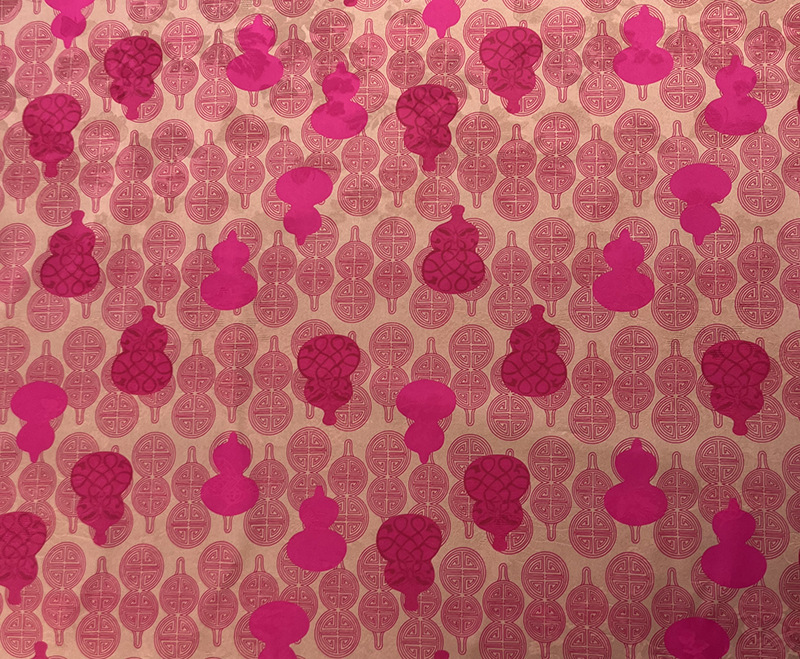 Picture of New Imitation Fragrant Cloud Yarn Double-Sided Digital Jacquard Fabric Spring and Summer Dress Cheongsam Home Wear Han Dynasty Fabric