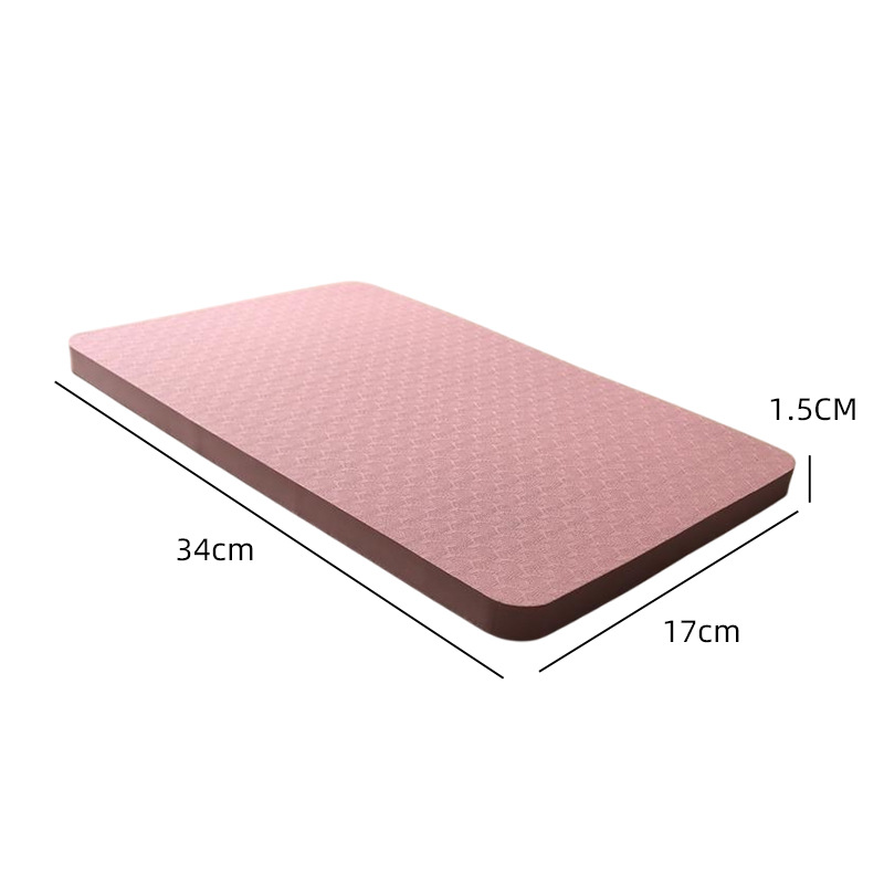 Picture of Abdominal Wheel Flat Support Mat Yoga Kneeling Mat Thickened Ankle Pilates Balance Soft Collapse Mat Tpe Material Kneeling Mat