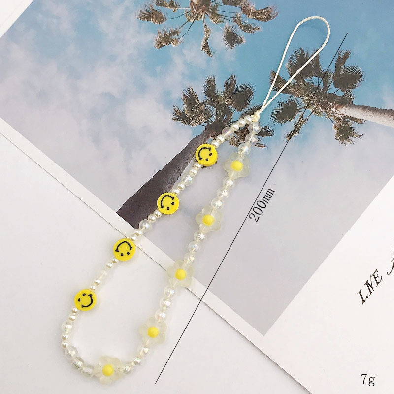 Picture of New soft pottery fruit series mobile phone chain diy mobile phone case acrylic five-pointed star mobile phone chain collection trend