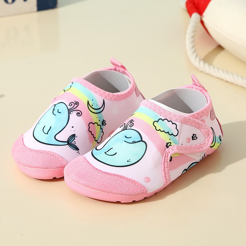 Picture of Children's water park Baby Beach socks non-slip diving shoes snorkeling socks swimming shoes drifting soft shoes wading shoes socks